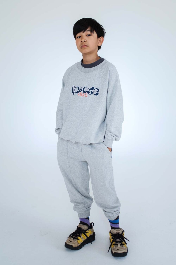 REPOSE AMS Jogger - Light Mixed Grey