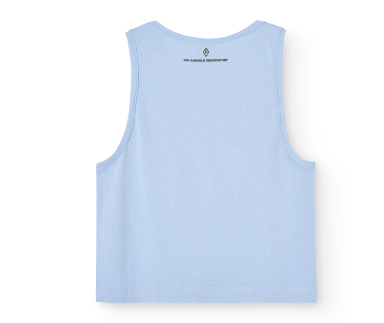 The Animal Observatory Frog Tank Top - Soft Blue