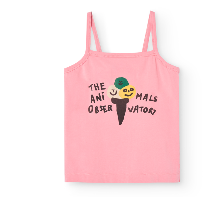 The Animal Observatory Stork Top - Pink