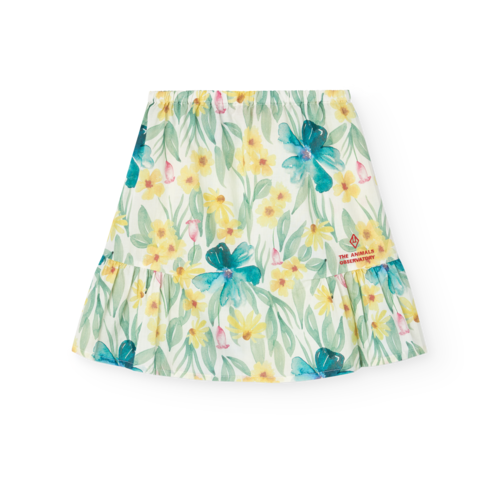 The Animal Observatory Slug Skirt - White