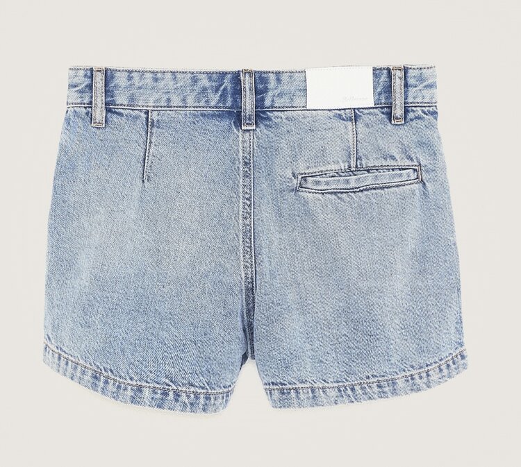 Bellerose Shorts Kristen - LT Blue Bleach