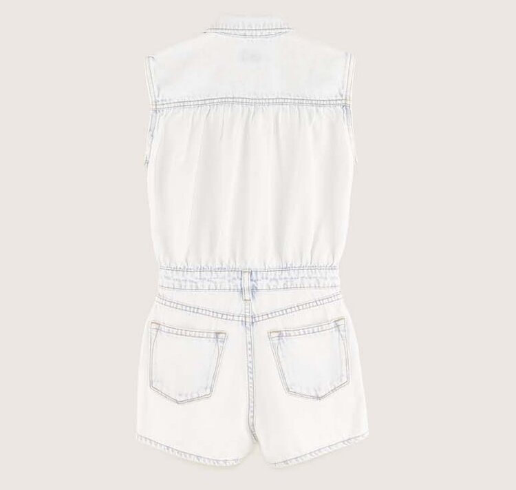 Bellerose Jumpsuit Powers - LT Blue Bleach