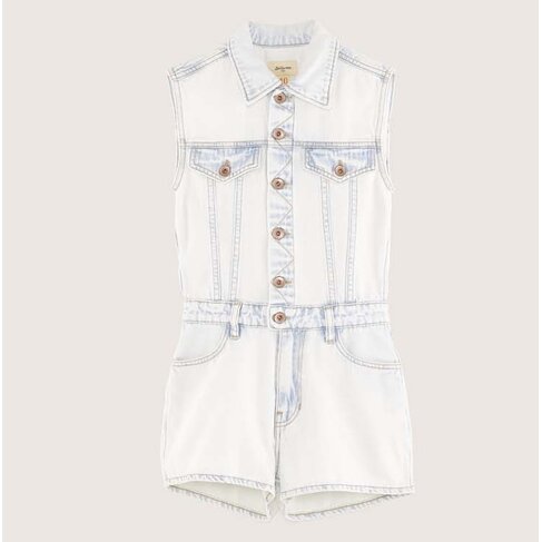 Bellerose Jumpsuit Powers - LT Blue Bleach