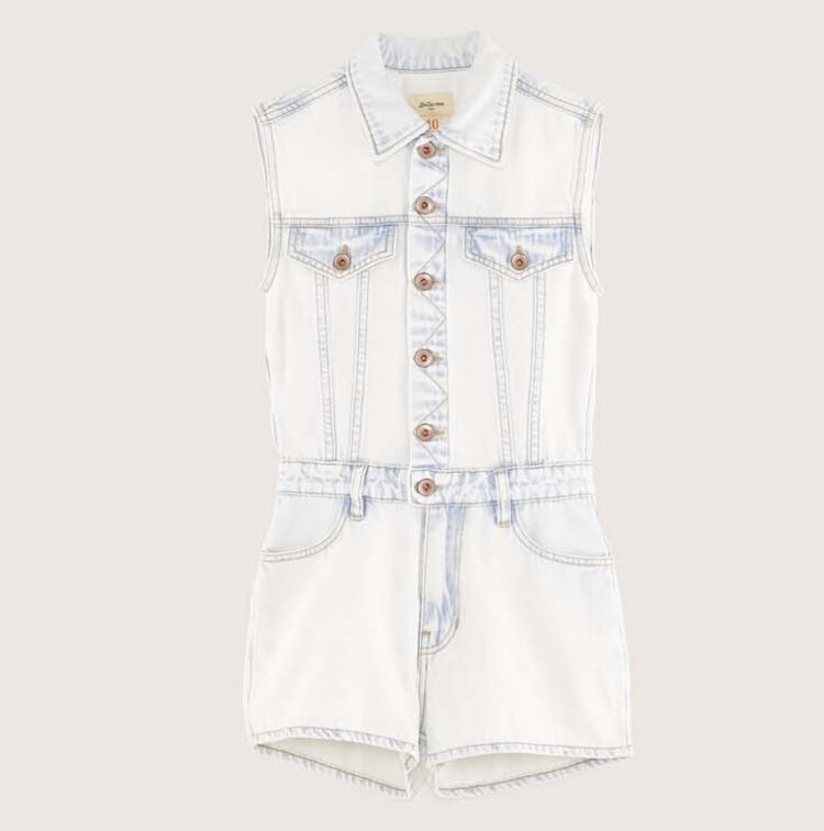 Bellerose Jumpsuit Powers - LT Blue Bleach