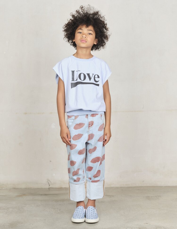 The Animal Observatory Squab Top - Soft Blue