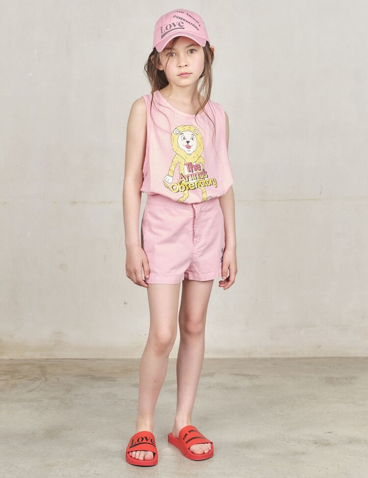 The Animal Observatory Frog Tank Top - Pink