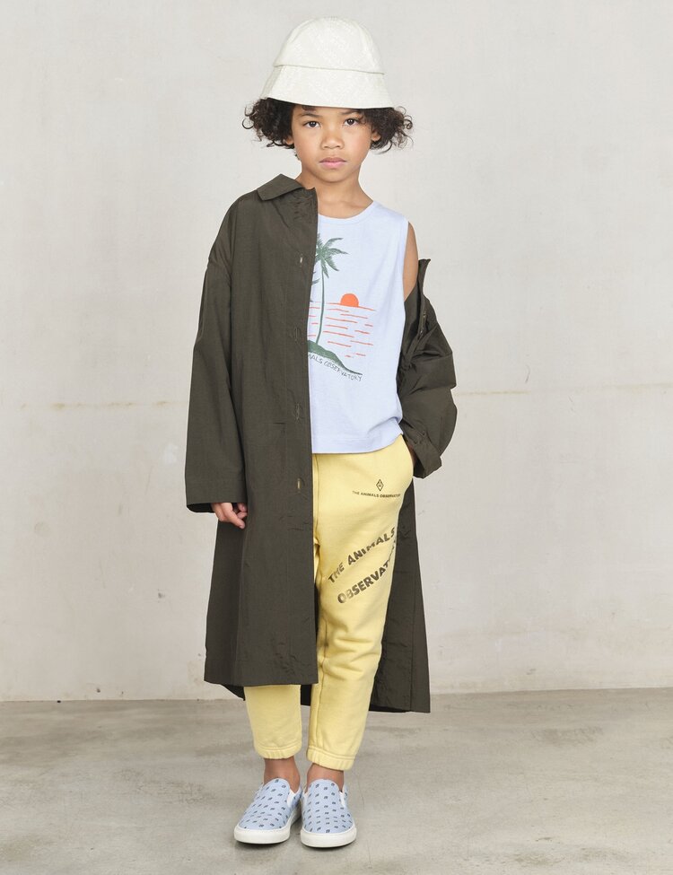 The Animal Observatory Frog Tank Top - Soft Blue