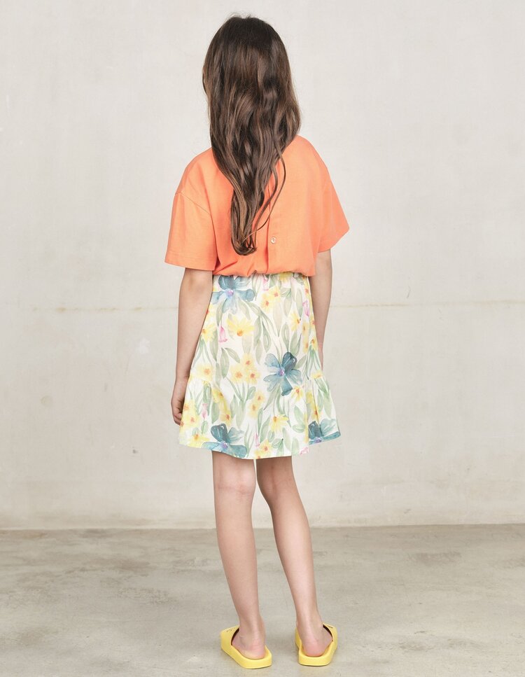 The Animal Observatory Slug Skirt - White