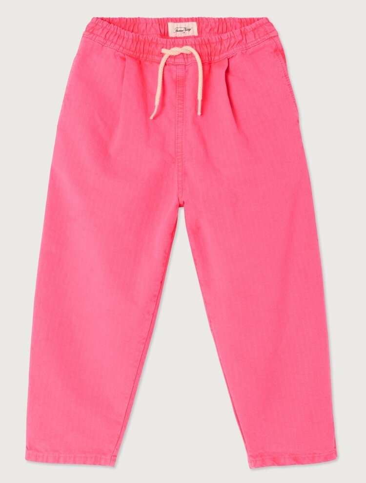 American Vintage RYGYBAY Trousers - Geranium Fluo