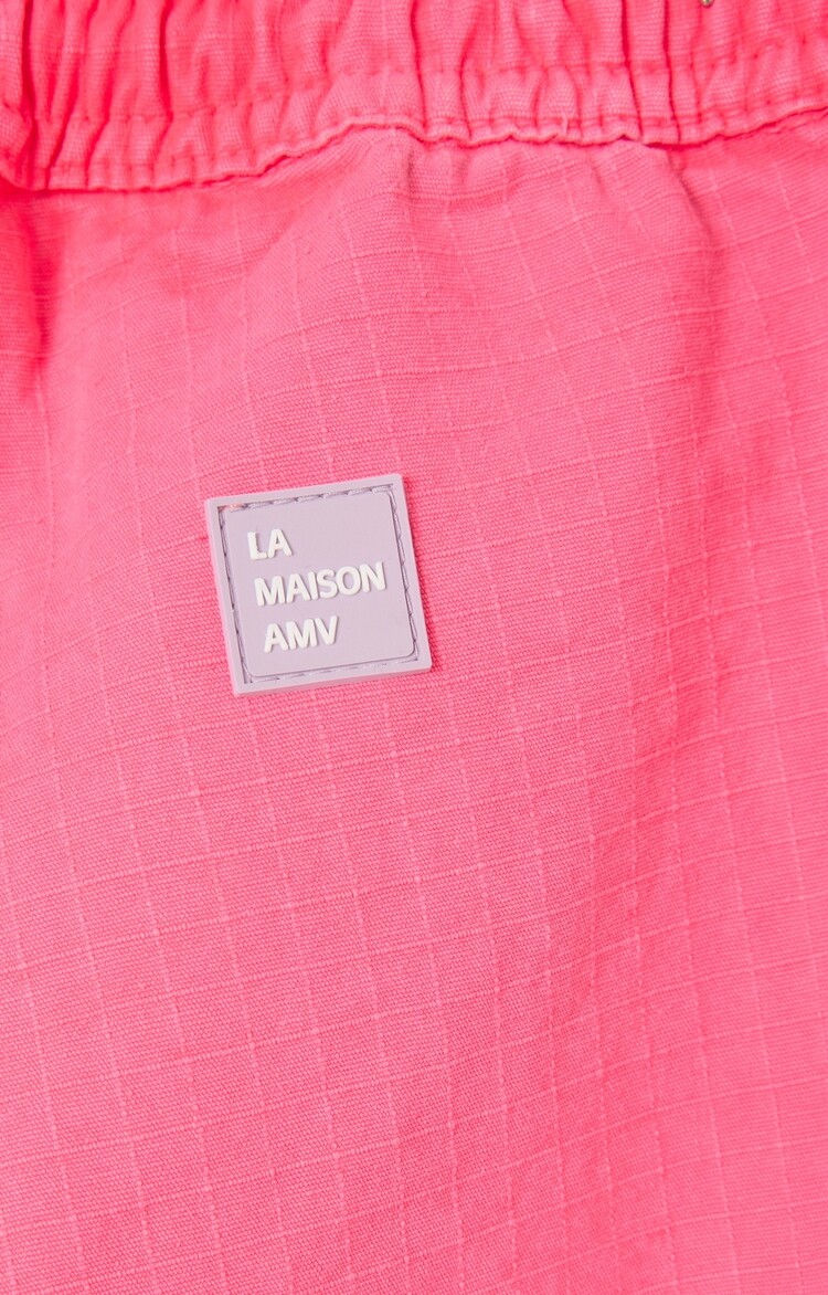 American Vintage RYGYBAY Pantalon - Geranium Fluo