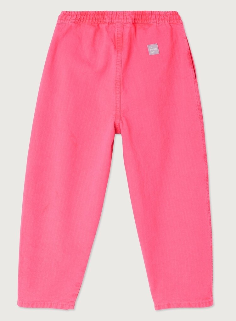 American Vintage RYGYBAY Trousers - Geranium Fluo