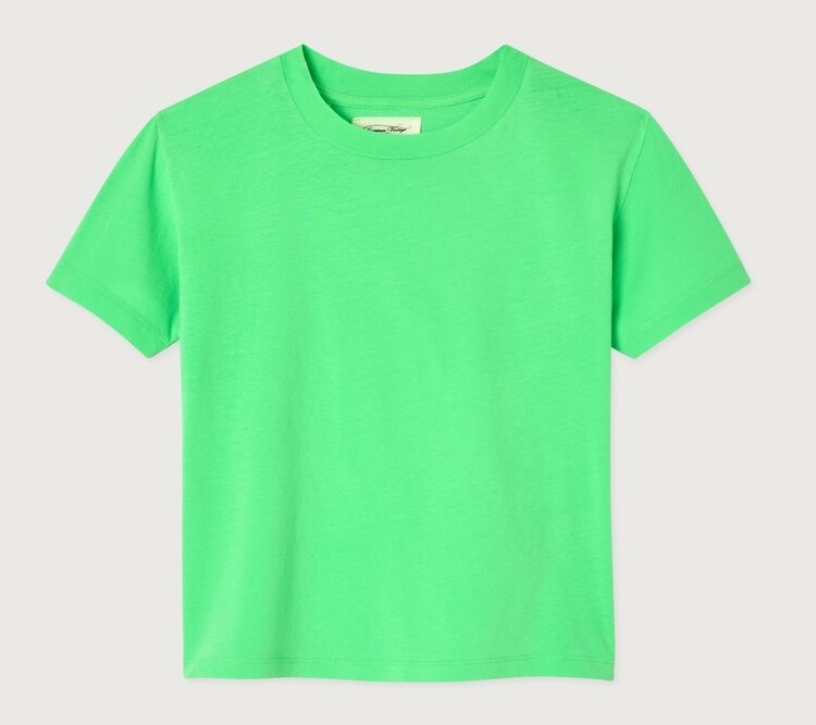 American Vintage GAMIPY T-shirt - Green Fluo