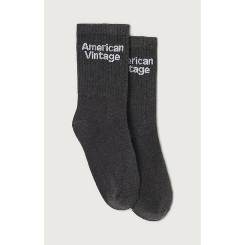 American Vintage CLYPSUN socks - Charcoal Melange