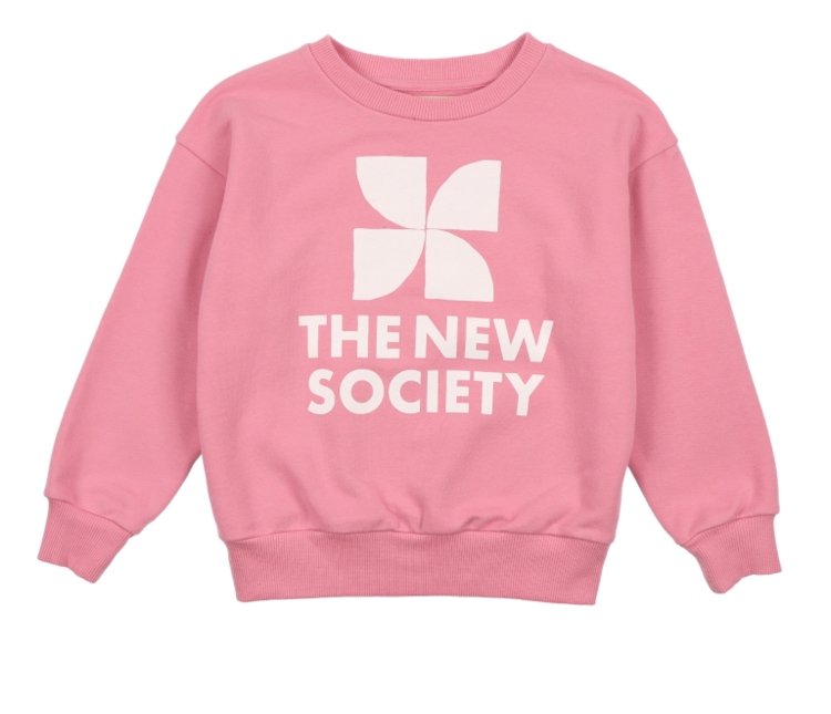 The New Society Sweatshirt Mykonos - Hibiscus