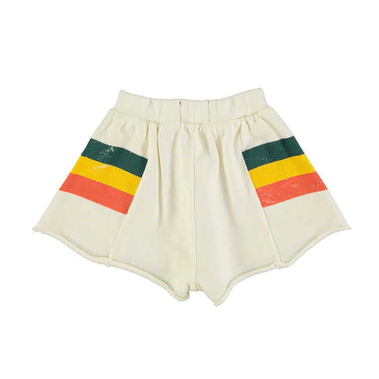 Piupiuchick Shorts | ecru w/ multicolor stripes
