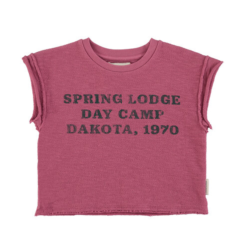 Piupiuchick T'shirt | Aubergine W/ "spring lodge" print