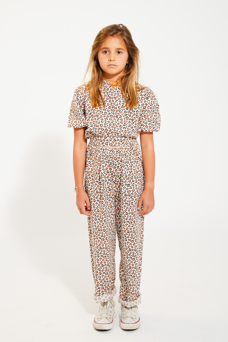 Piupiuchick  Trousers | ecru animal print