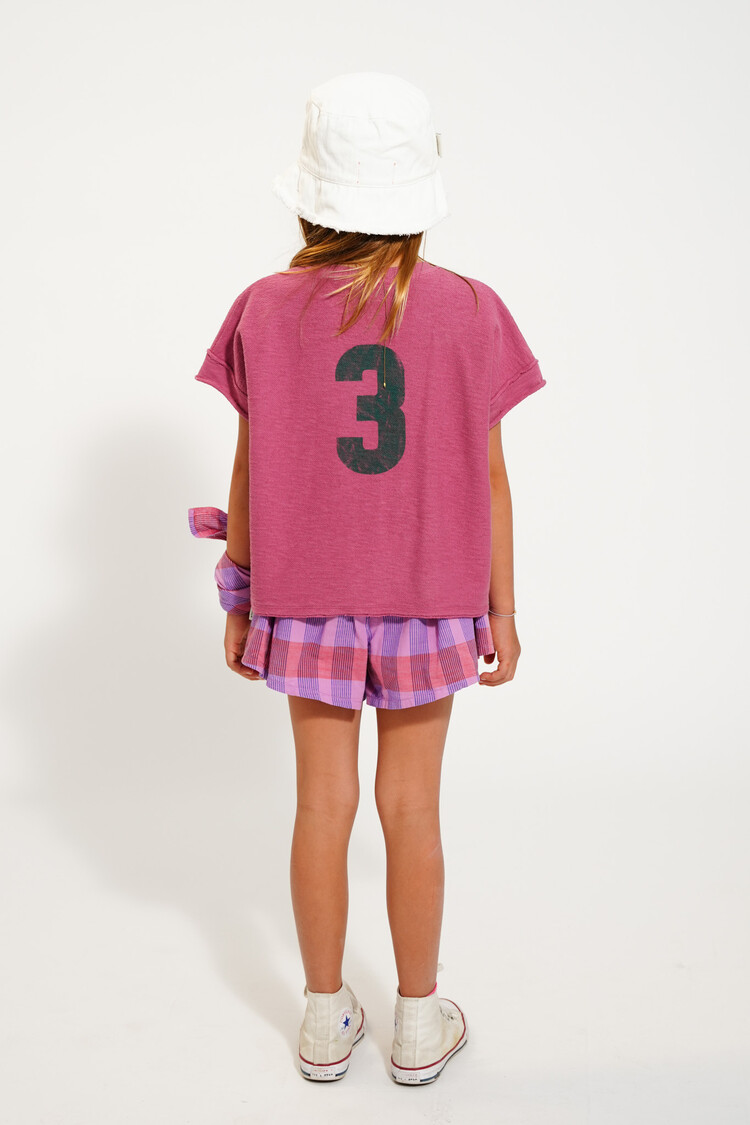 Piupiuchick T'shirt | Aubergine W/ "spring lodge" print