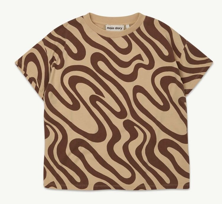 Main Story UK Loose Tee - Honey Peach Jersey