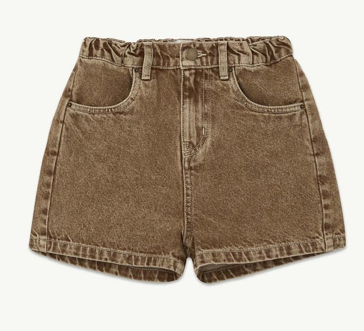 Main Story UK Denim Short - Camel Stonewashed Denim