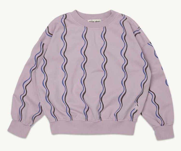 Main Story UK Bubble Sweatshirt - Lavender Frost Fleece