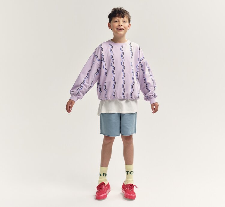 Main Story UK Bubble Sweatshirt - Lavender Frost Fleece