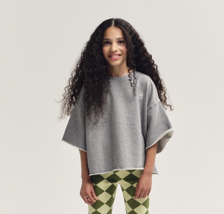 Main Story UK Sweat Top - Gray Melange Fleece