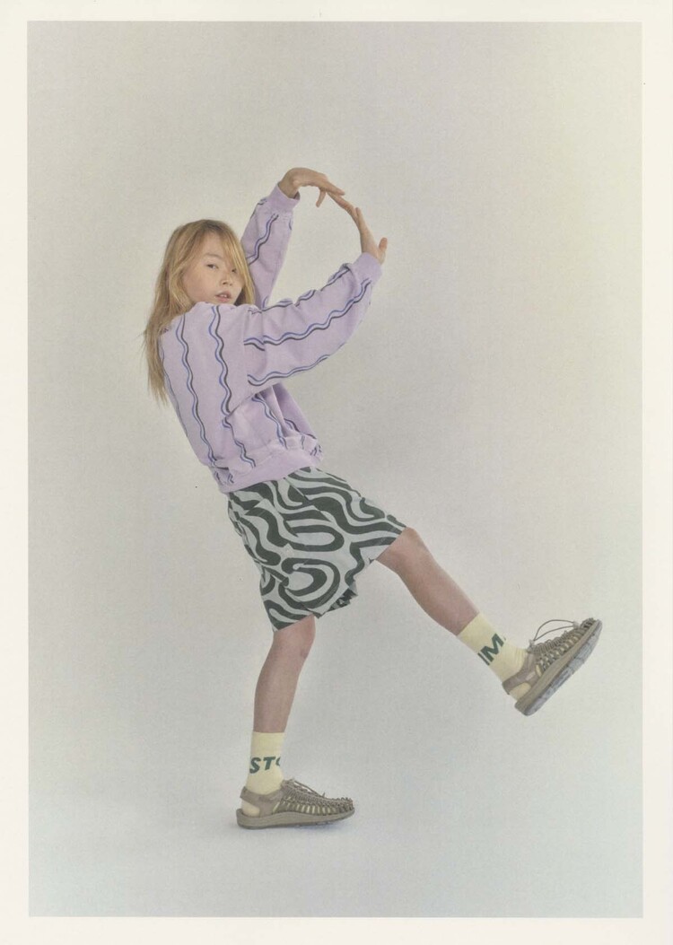 Main Story UK Bubble Sweatshirt - Lavender Frost Fleece