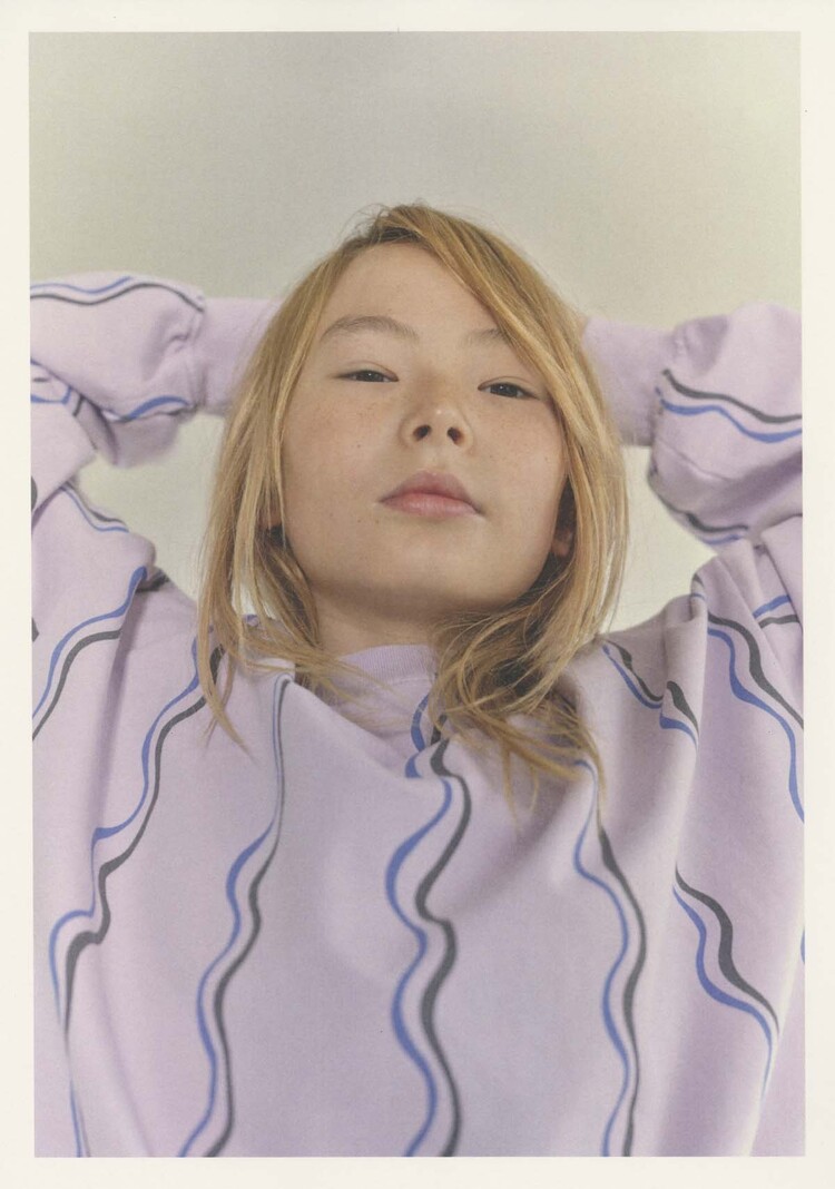 Main Story UK Bubble Sweatshirt - Lavender Frost Fleece