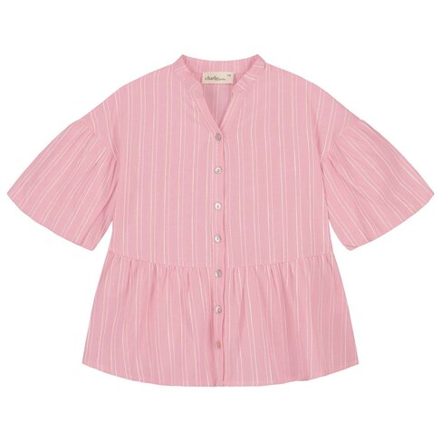Charlie Petite Dress Isabelle - Stripes Pink/White