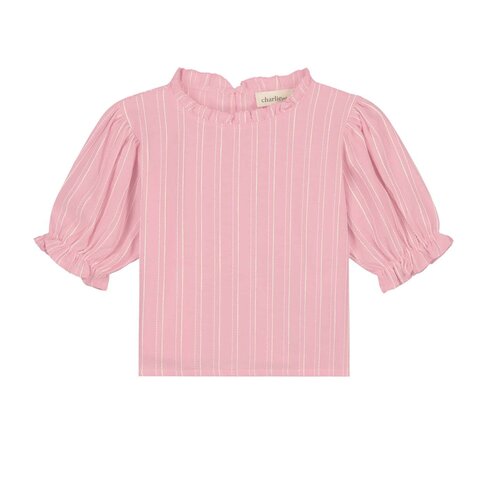 Charlie Petite Top Isis - Stripes Pink/White