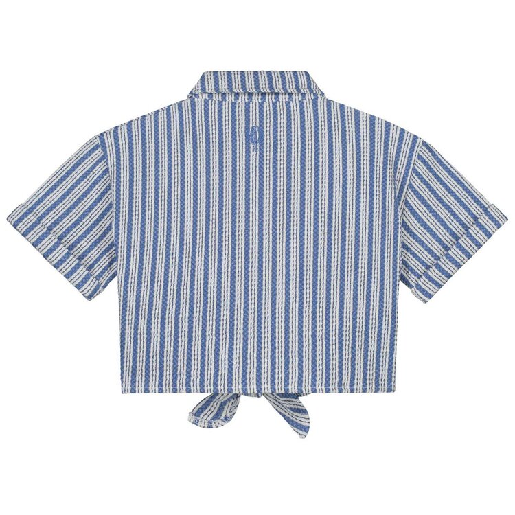 Charlie Petite Blouse Georgie - Stripes Blue/White