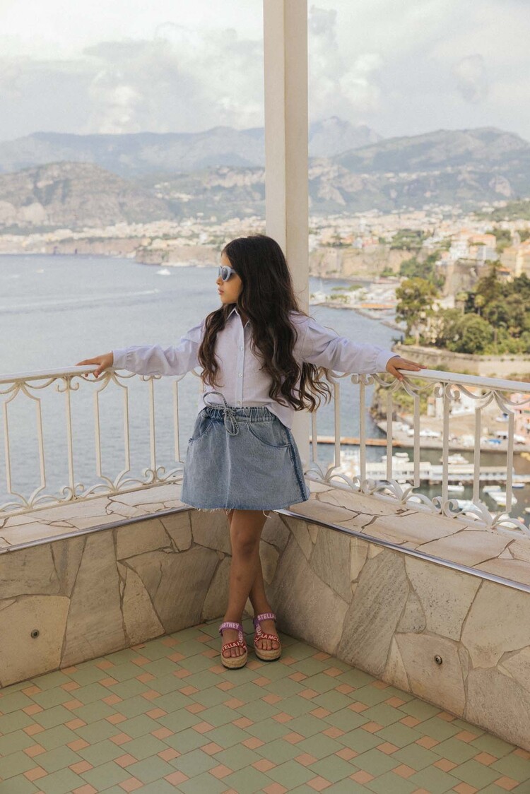 Charlie Petite Skirt Lianne - Light Snow Wash