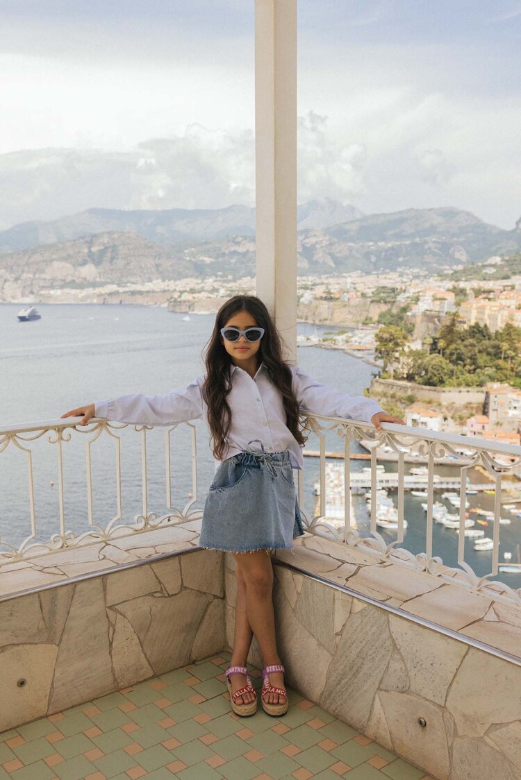 Charlie Petite Skirt Lianne - Light Snow Wash