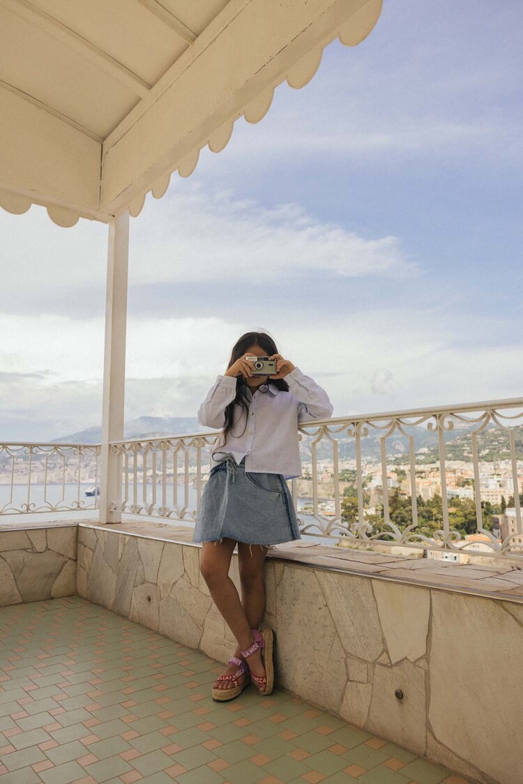 Charlie Petite Skirt Lianne - Light Snow Wash