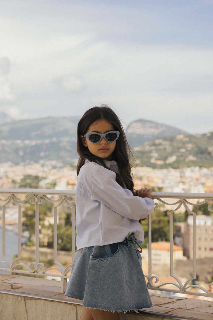 Charlie Petite Skirt Lianne - Light Snow Wash