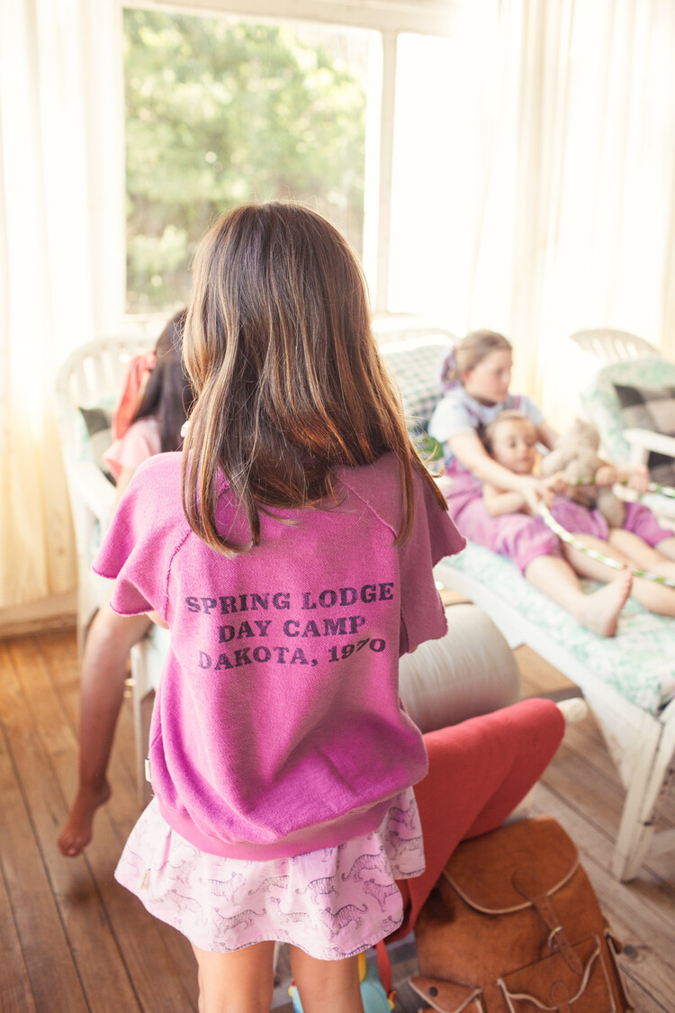 Piupiuchick Short Skirt Lavender Tigers