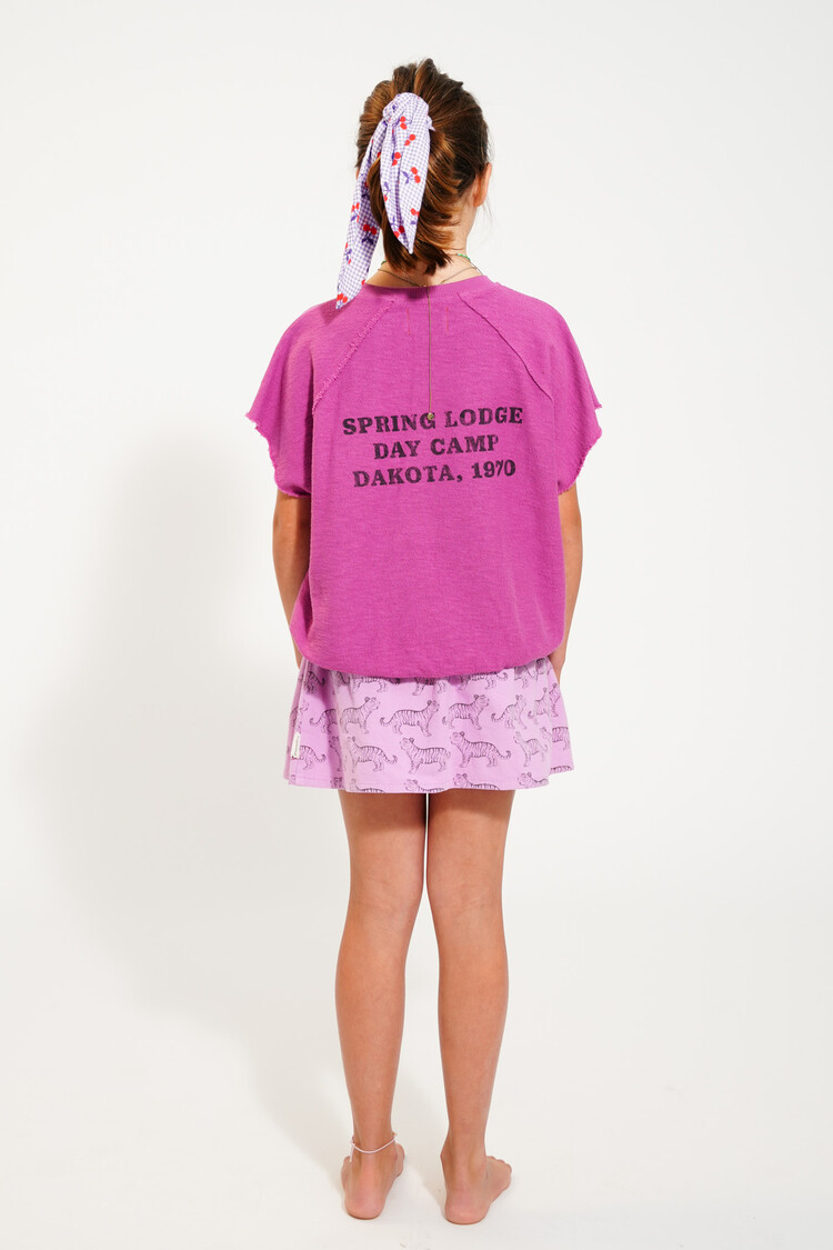 Piupiuchick Short Skirt Lavender Tigers