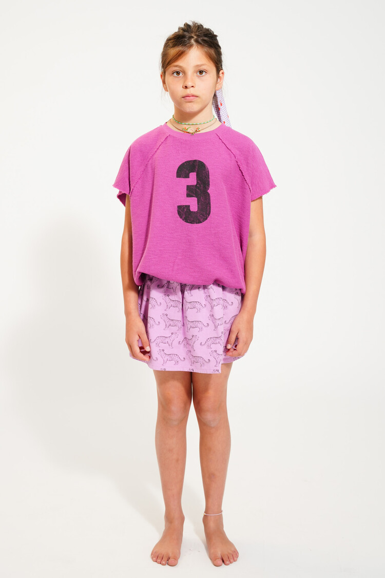 Piupiuchick Short Skirt Lavender Tigers