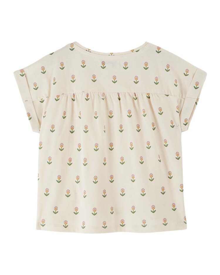 Emile et Ida Tee Shirt Imprime - Fleurs Douce