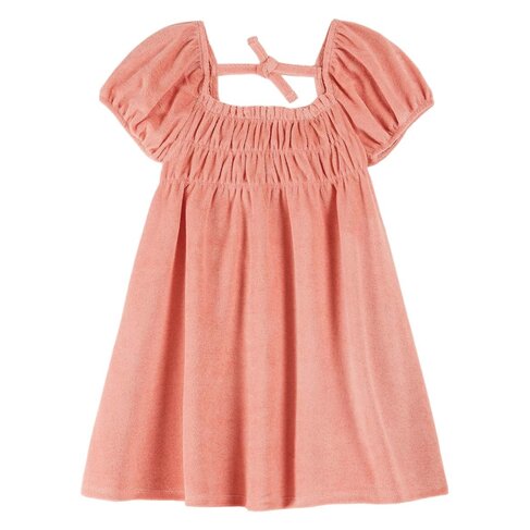 Emile et Ida Robe Smockee Eponge - Blossom