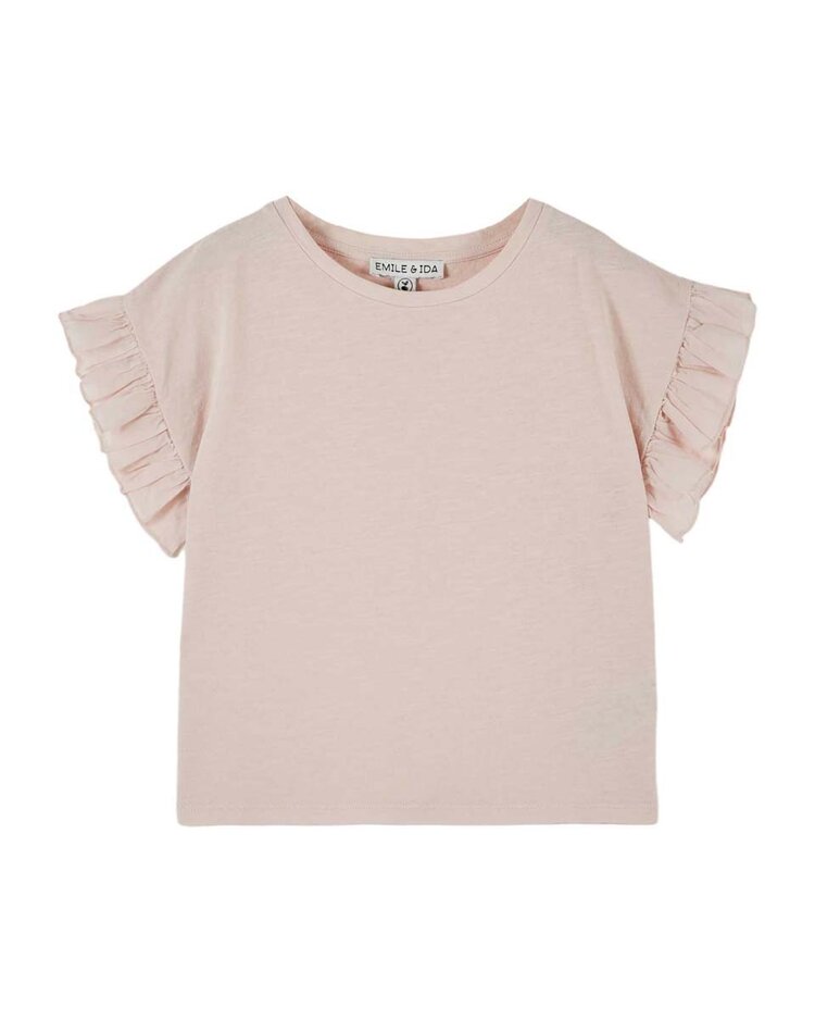 Emile et Ida Tee Shirt Jersey Flamme - Pastel