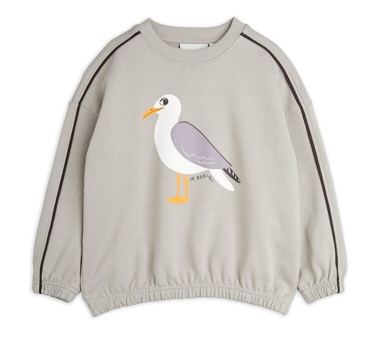Mini Rodini Seagull sp sweatshirt - Grey