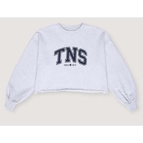 The New Society Sweatshirt Zoe - Grey Melange