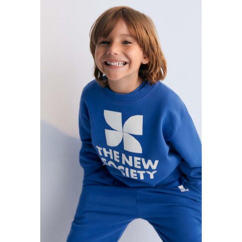 The New Society Sweatshirt Mykonos - Cobalto