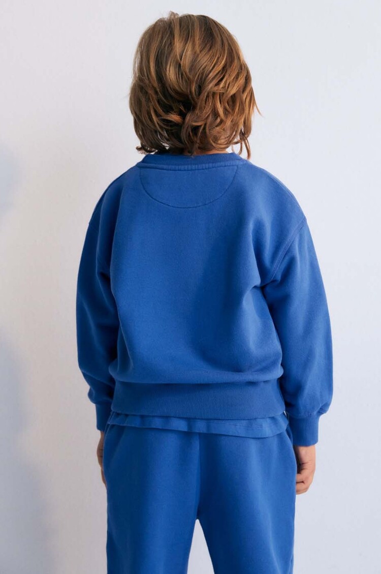 The New Society Sweatshirt Mykonos - Cobalto