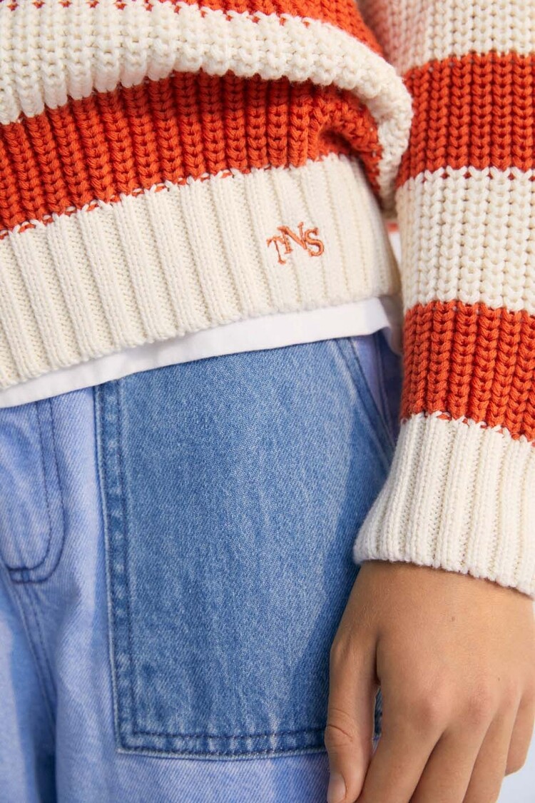 The New Society Jumper Leto - Chili