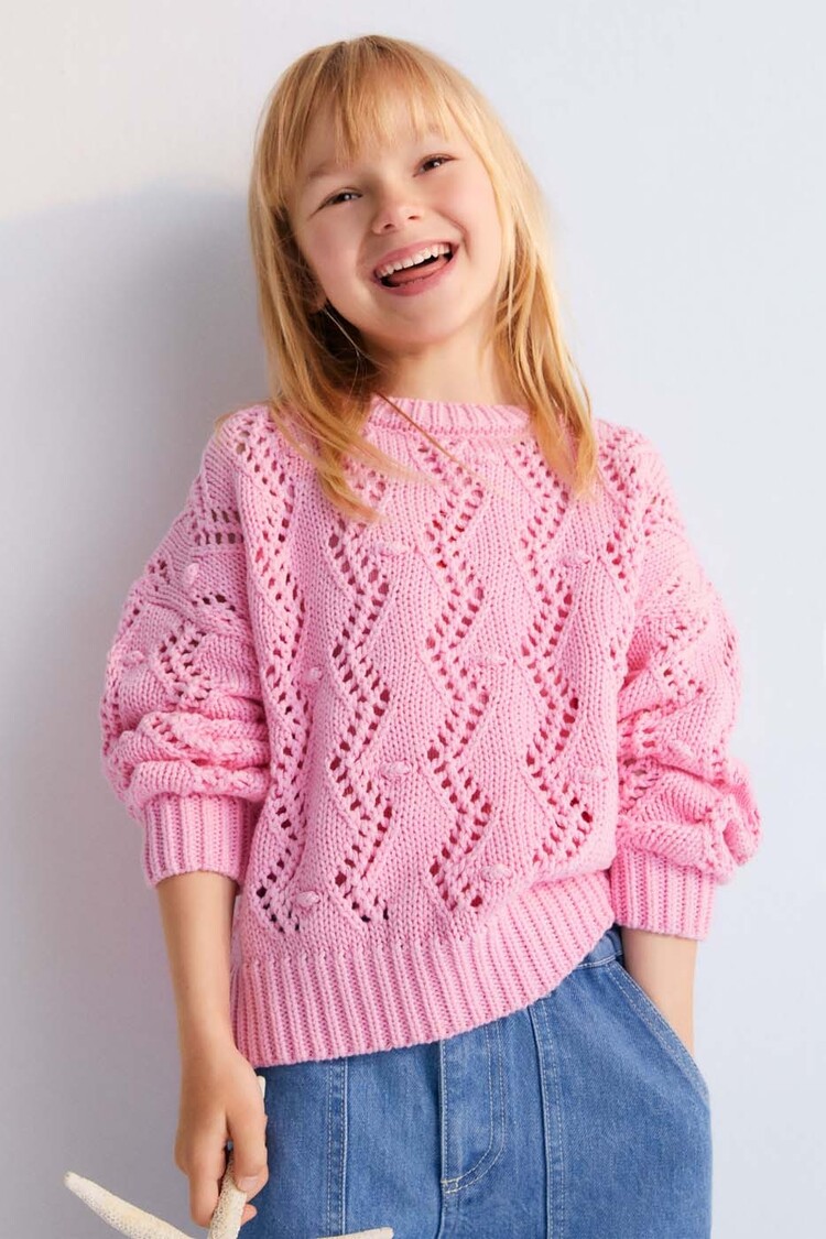 The New Society Jumper Sifnos - Hibiscus