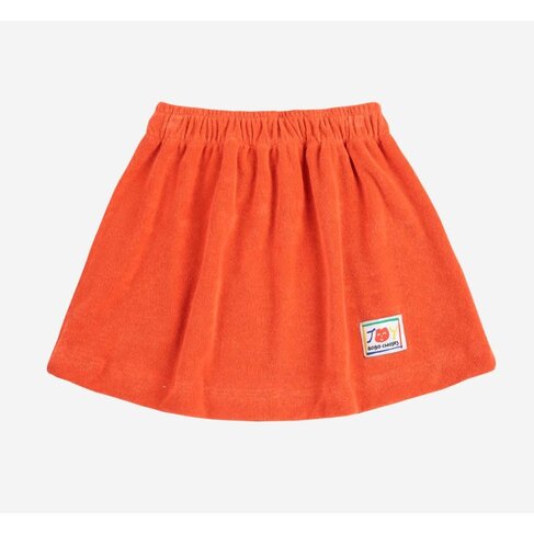 Bobo Choses Smiling terry cloth skirt