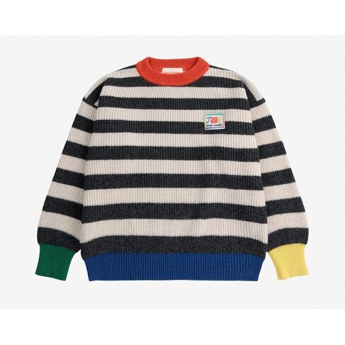 Bobo Choses Smiling stripes jumper